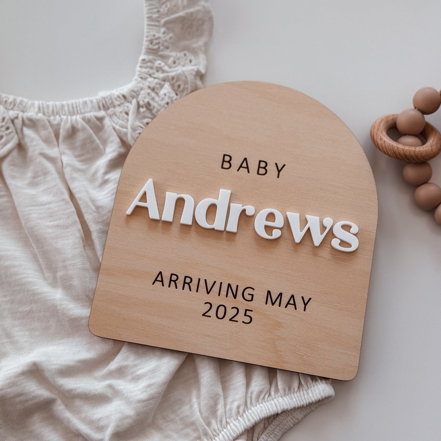 Pregnancy Announcement Plaque