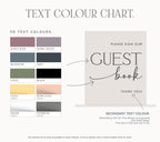 White + Gold Guest Book Sign