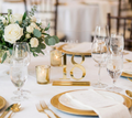 Clear + Gold Mirror Table Numbers