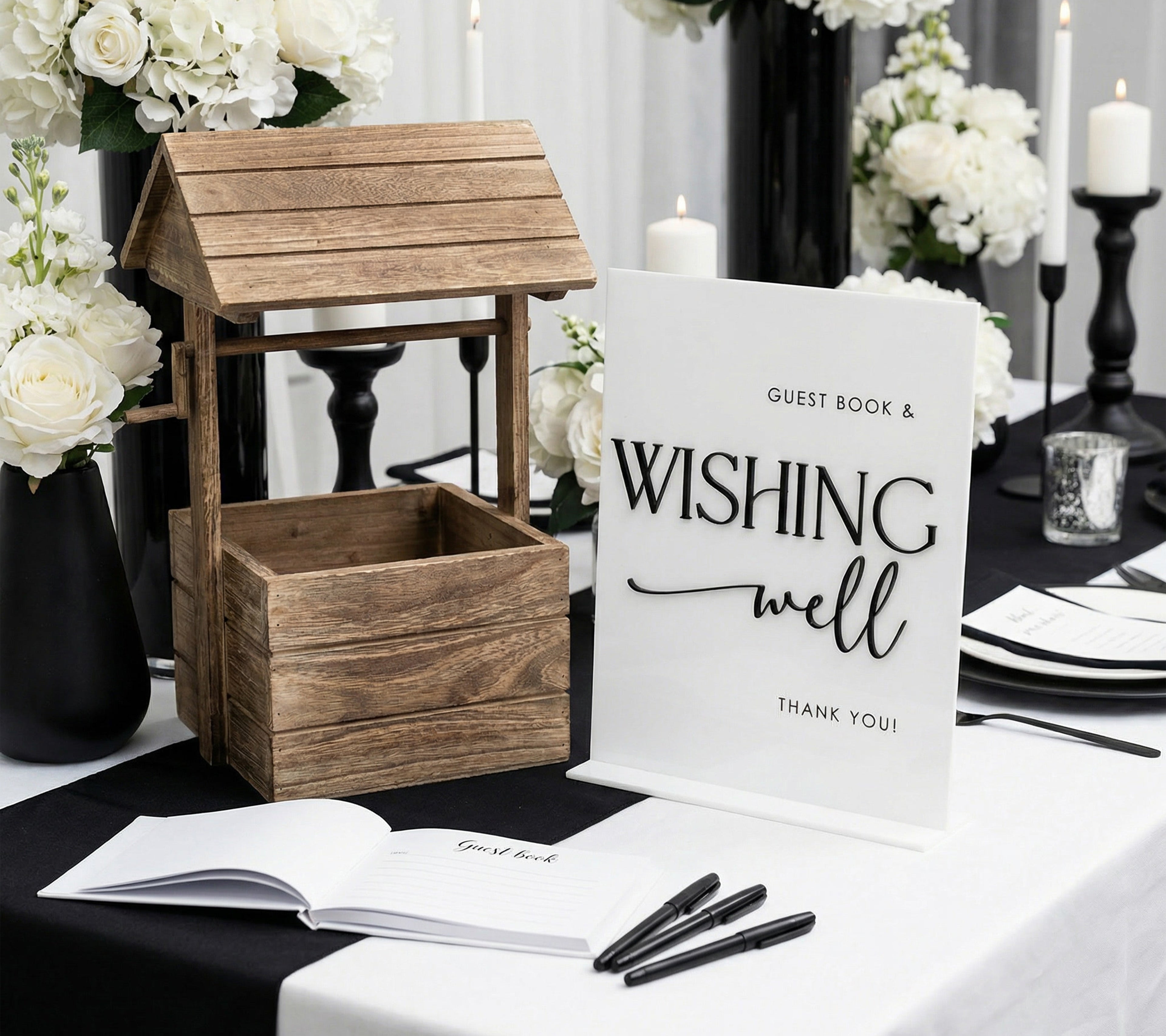 Wishing Well & Guest Book Sign