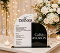 The Drinks Menu - White + Black Duo