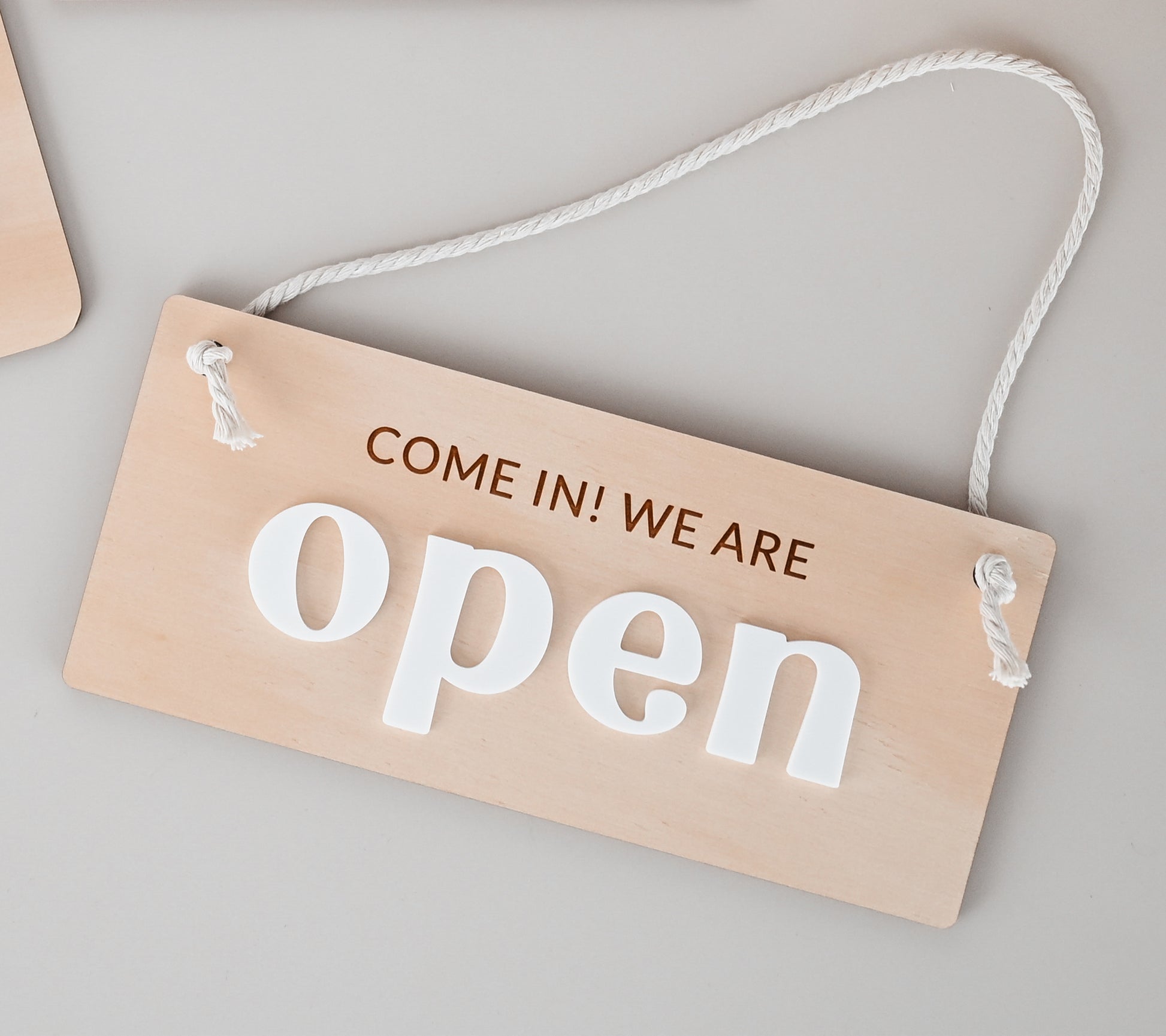 Café Open/Closed Play Sign