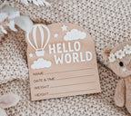 'Hello World' Announcement Plaque
