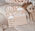 'Hello World' Announcement Plaque