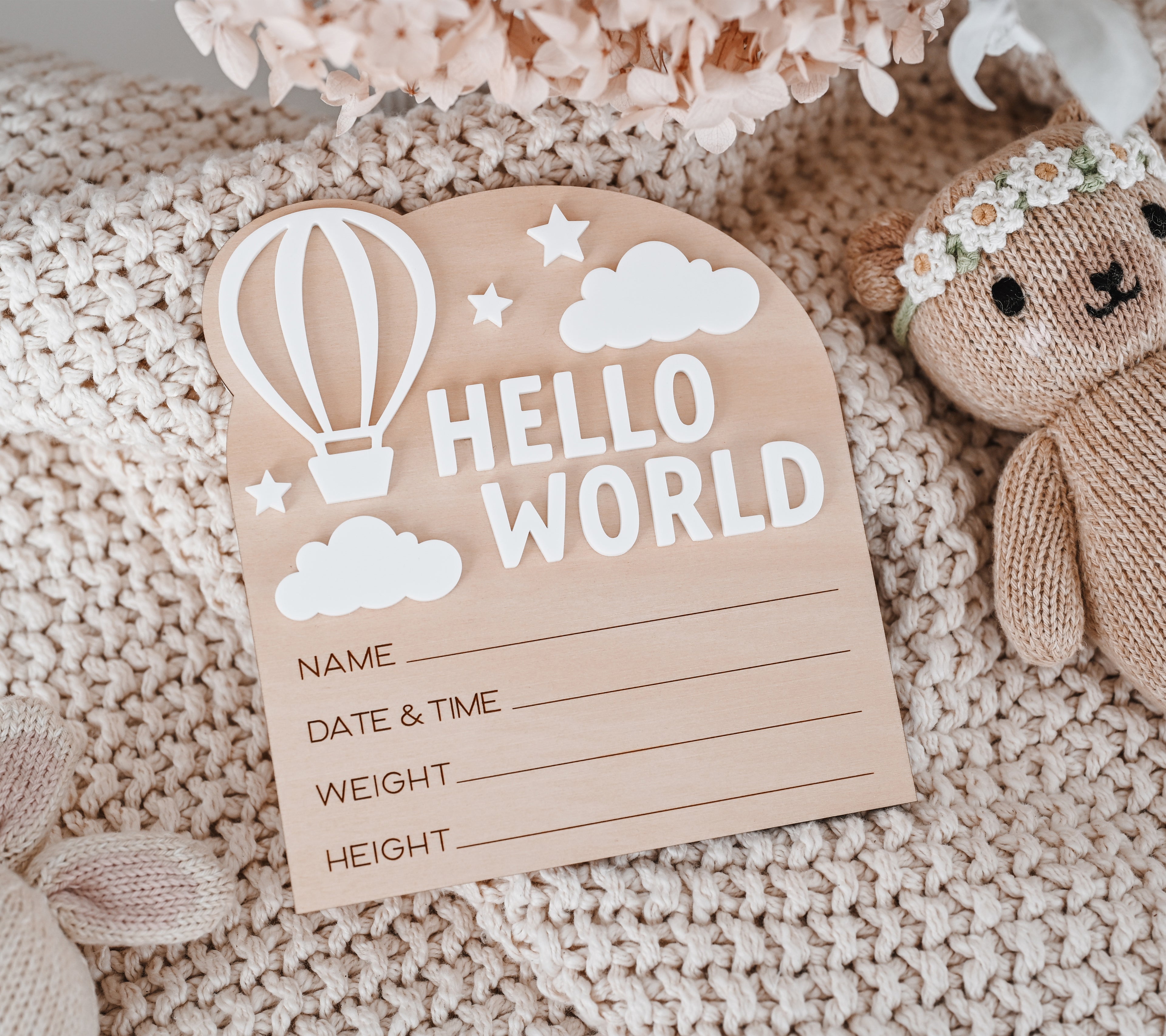 'Hello World' Announcement Plaque