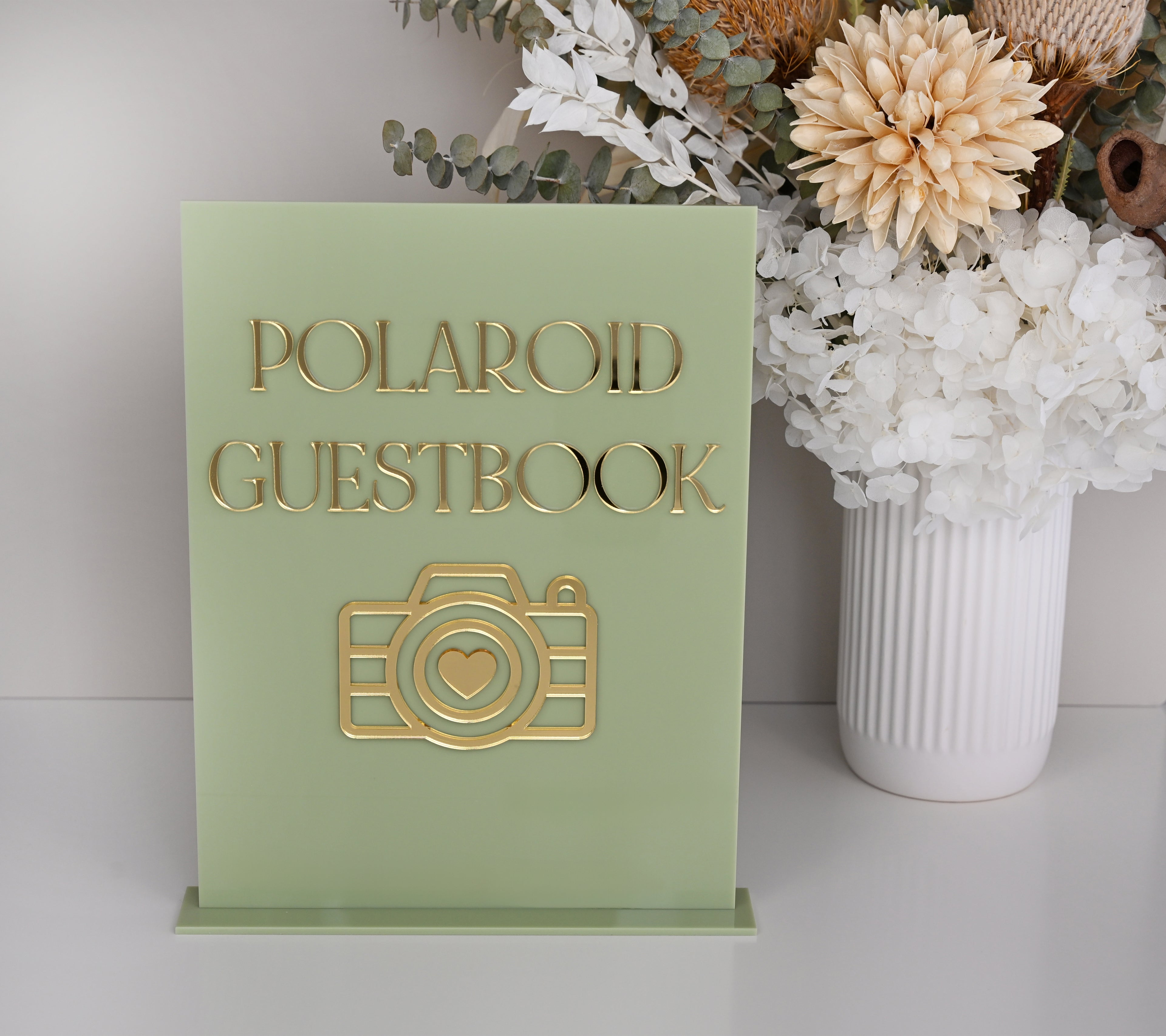 Polaroid Guestbook Sign