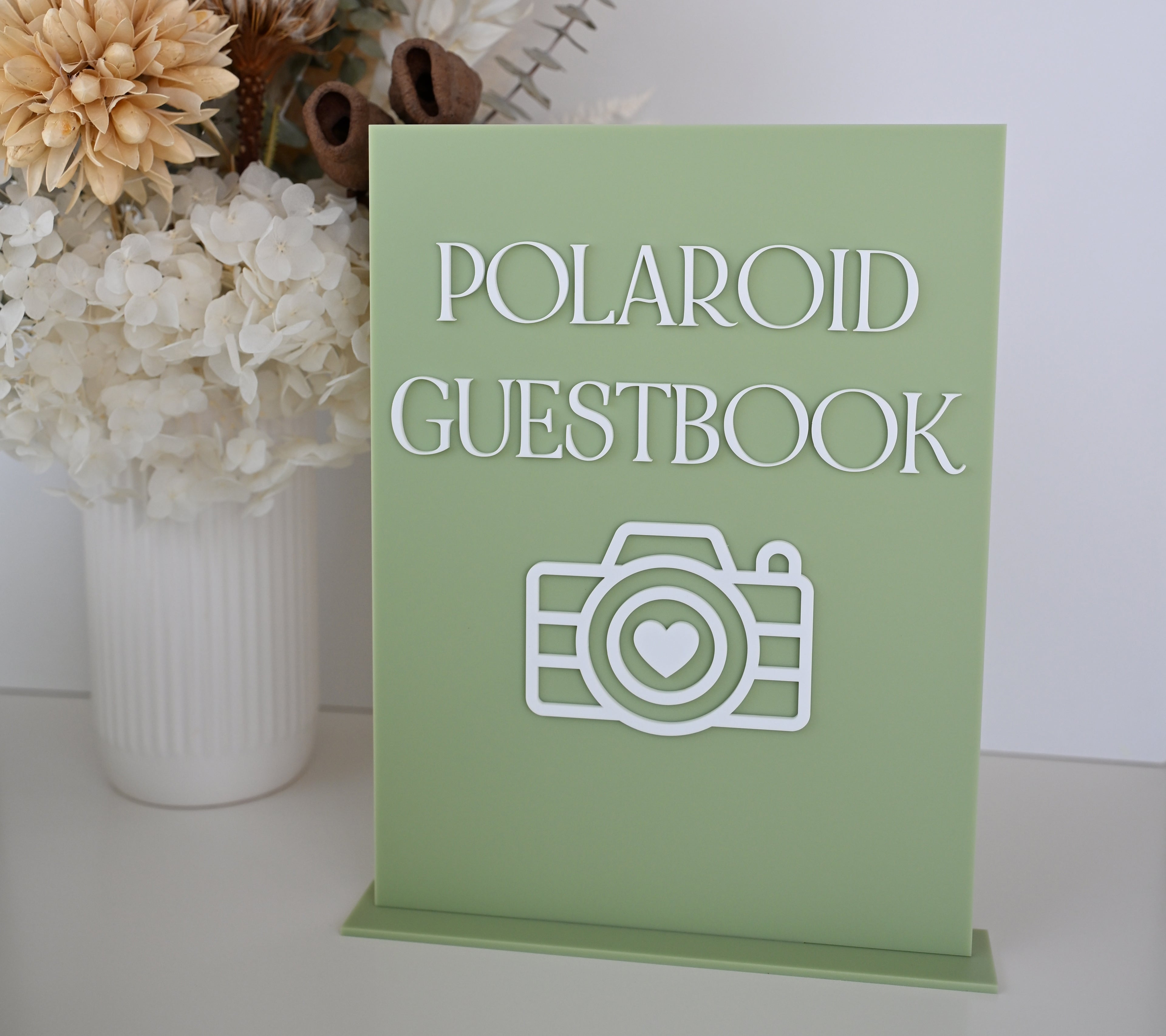 Polaroid Guestbook Sign