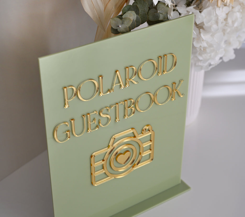Polaroid Guestbook Sign