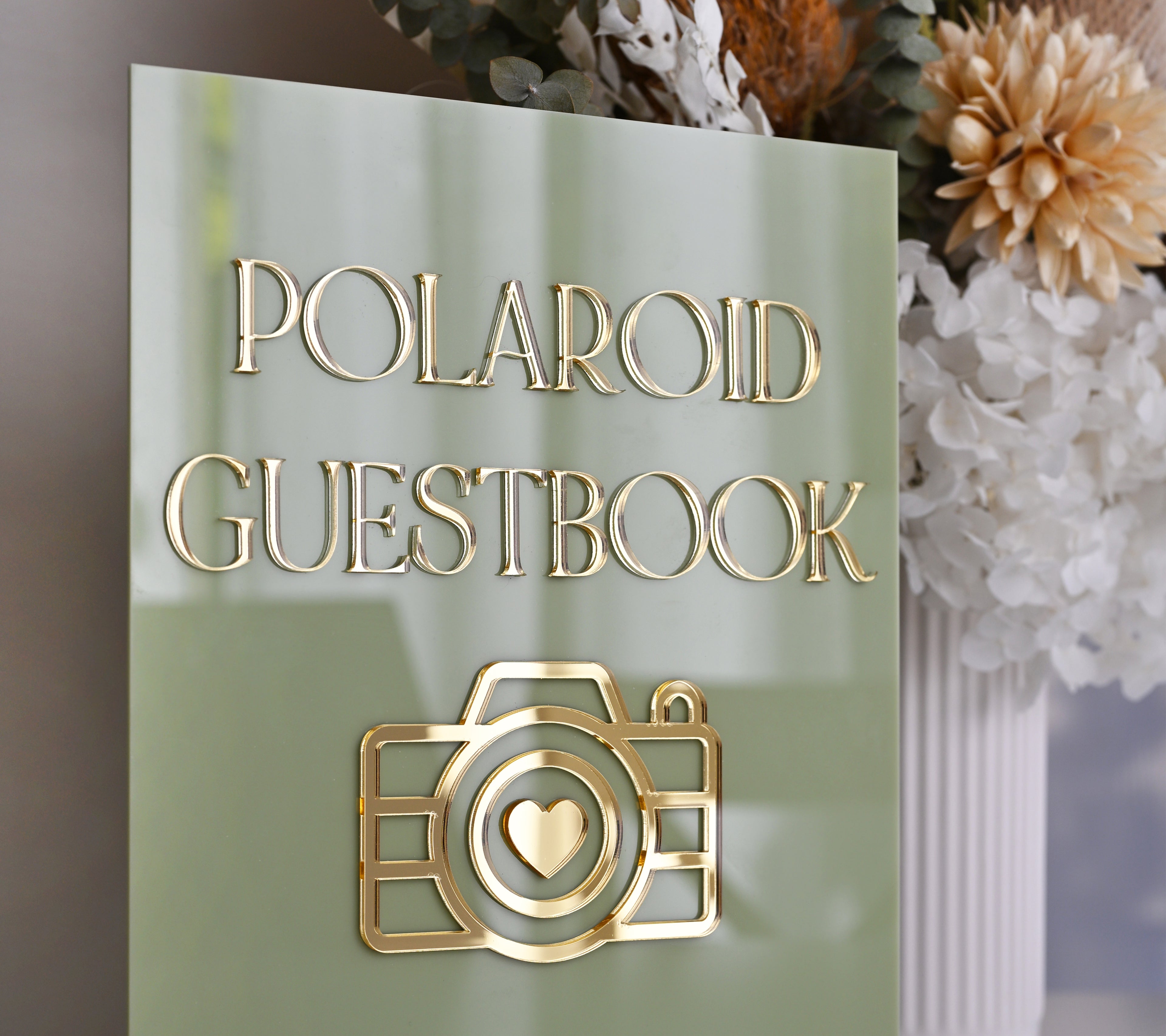 Polaroid Guestbook Sign