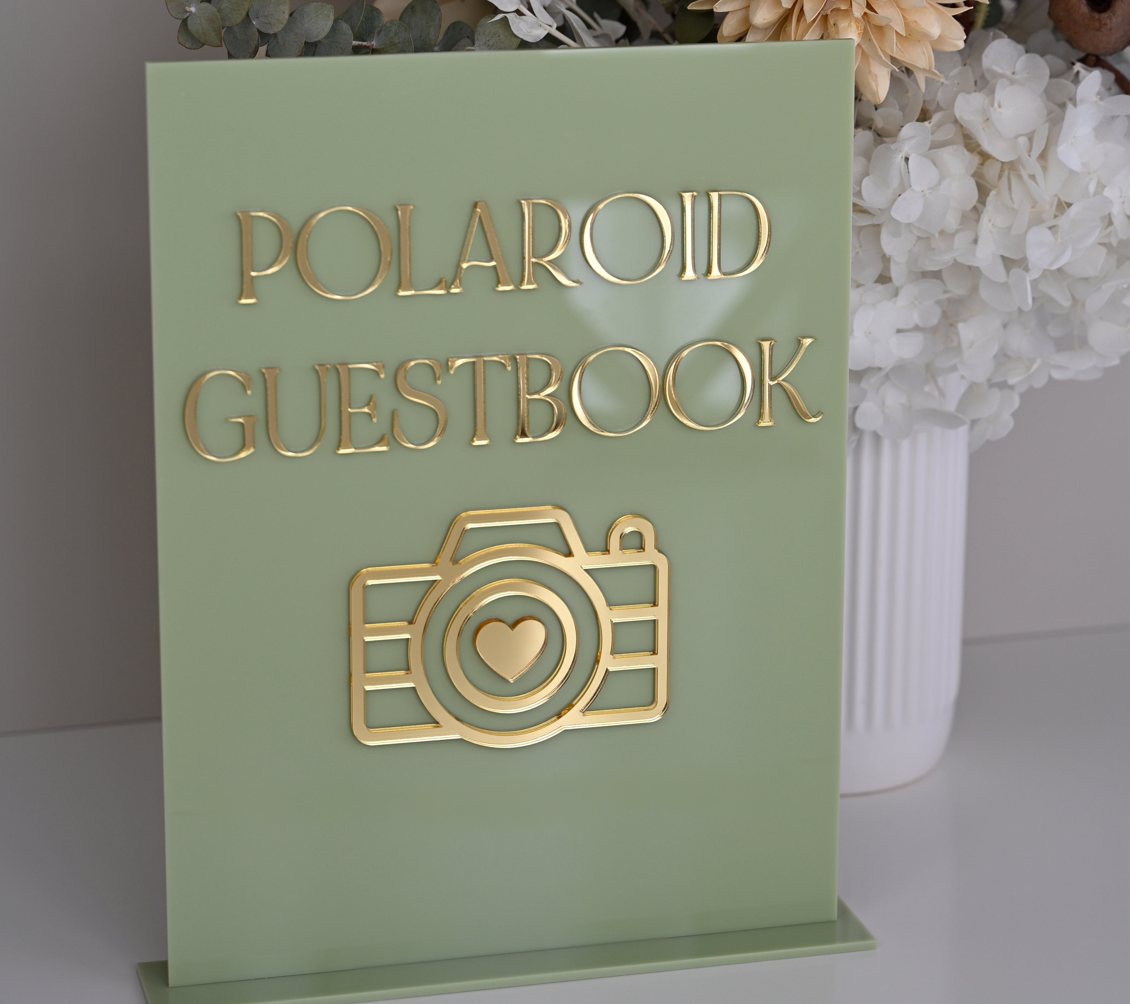 Polaroid Guestbook Sign