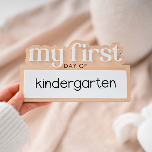 'First Day Of' Writeable Milestone Board