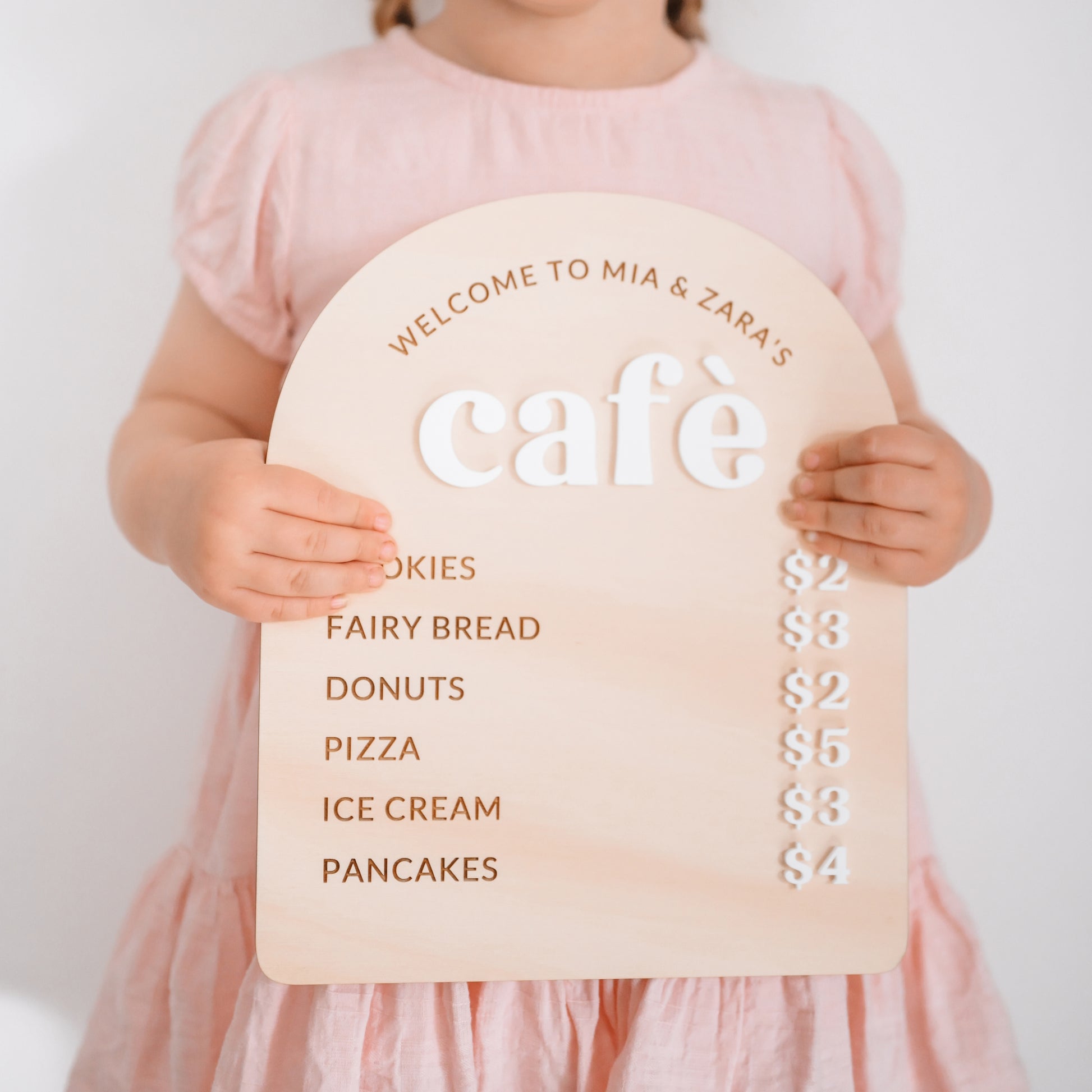 Personalised Café Menu