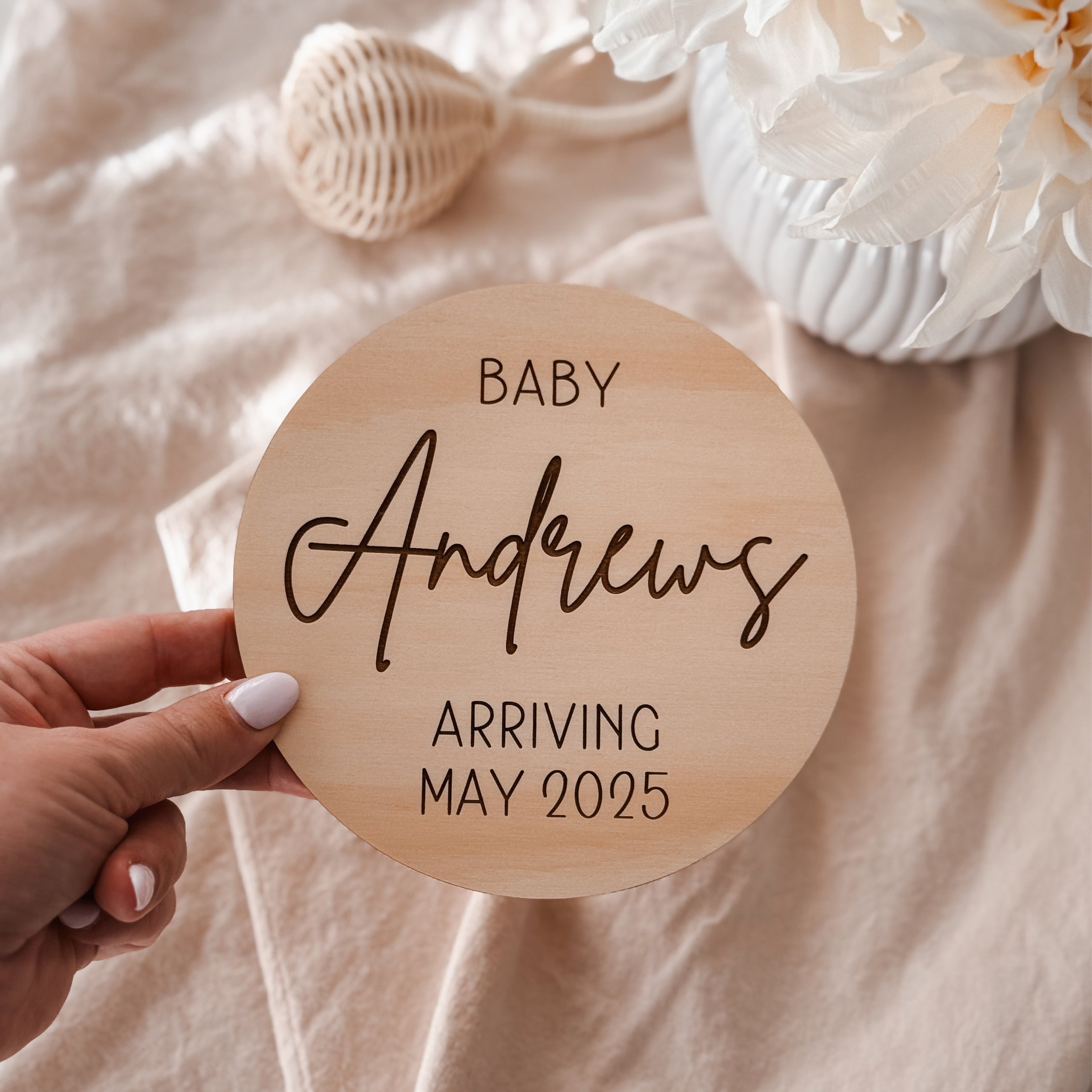 Personalised Announcement Plaque